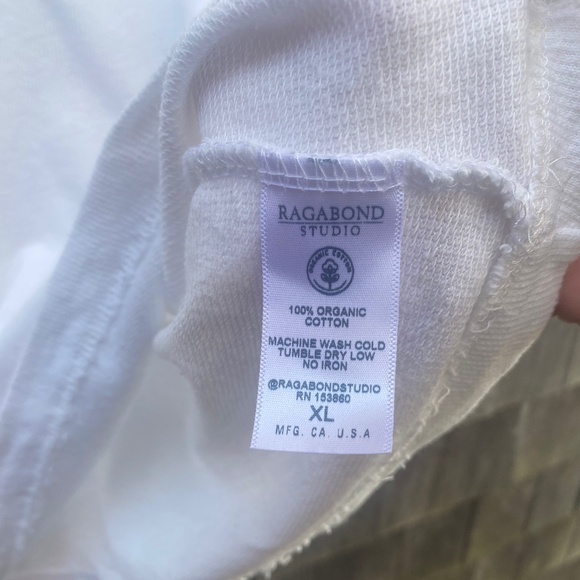 Free People Ragabond Retro Ringer Tee SZ XL - Picture 4 of 6